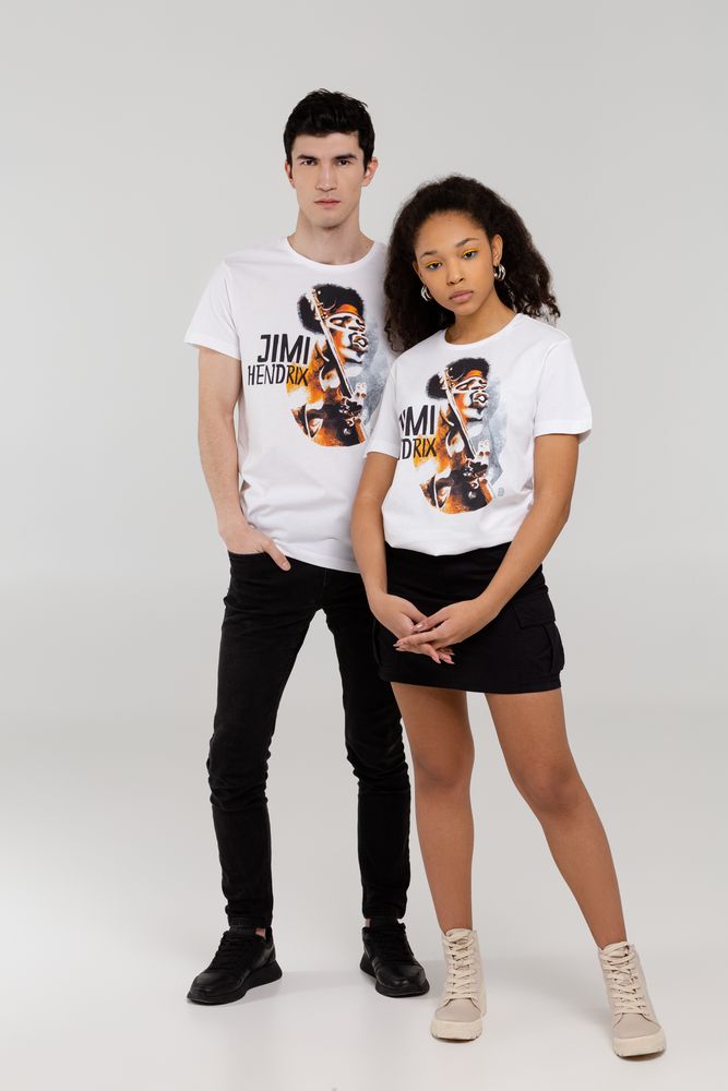 Футболка «Меламед. Jimi Hendrix», белая / Миниатюра WWW (1000)