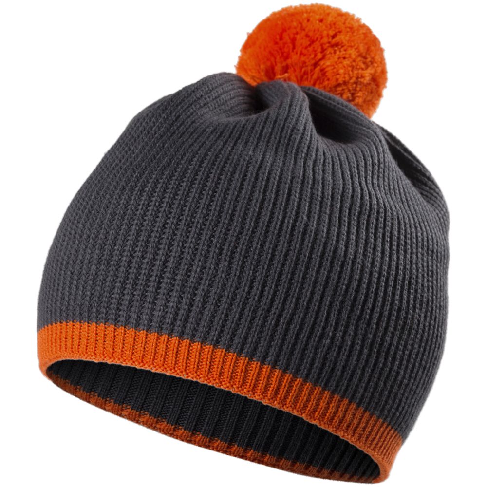Шапка Amuse, темно-серая с оранжевым / Миниатюра WWW (1000)