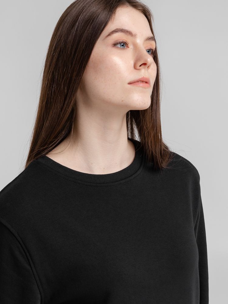 Свитшот унисекс BNC Organic, черный / Миниатюра WWW (1000)