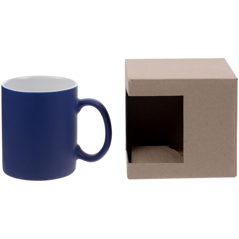 Коробка для кружки с окошком, крафт, ver.2 / Миниатюра WWW (1000)