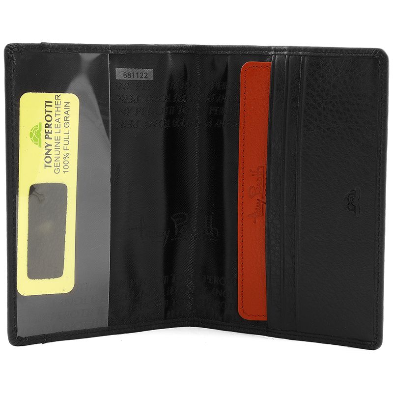 Обложка для паспорта Inserto, черная / Миниатюра WWW (1000)