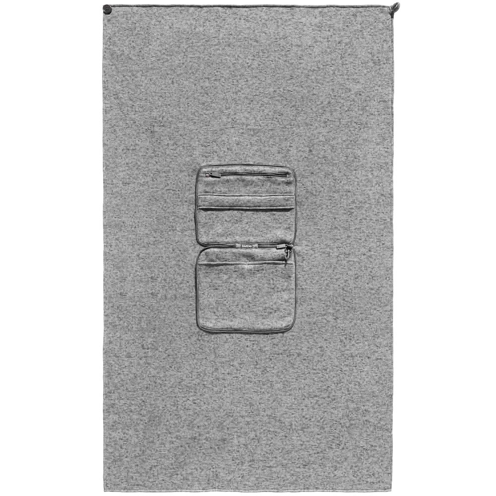 Дорожный плед onBoard, серый меланж / Миниатюра WWW (1000)