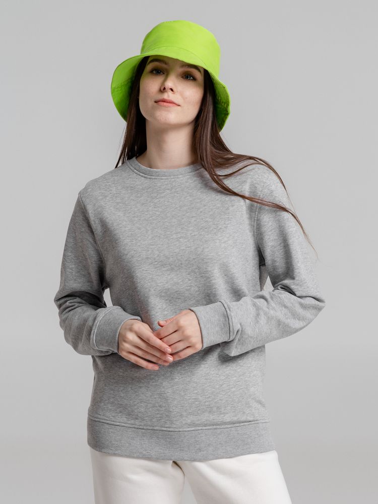 Свитшот унисекс BNC Organic, серый меланж / Миниатюра WWW (1000)