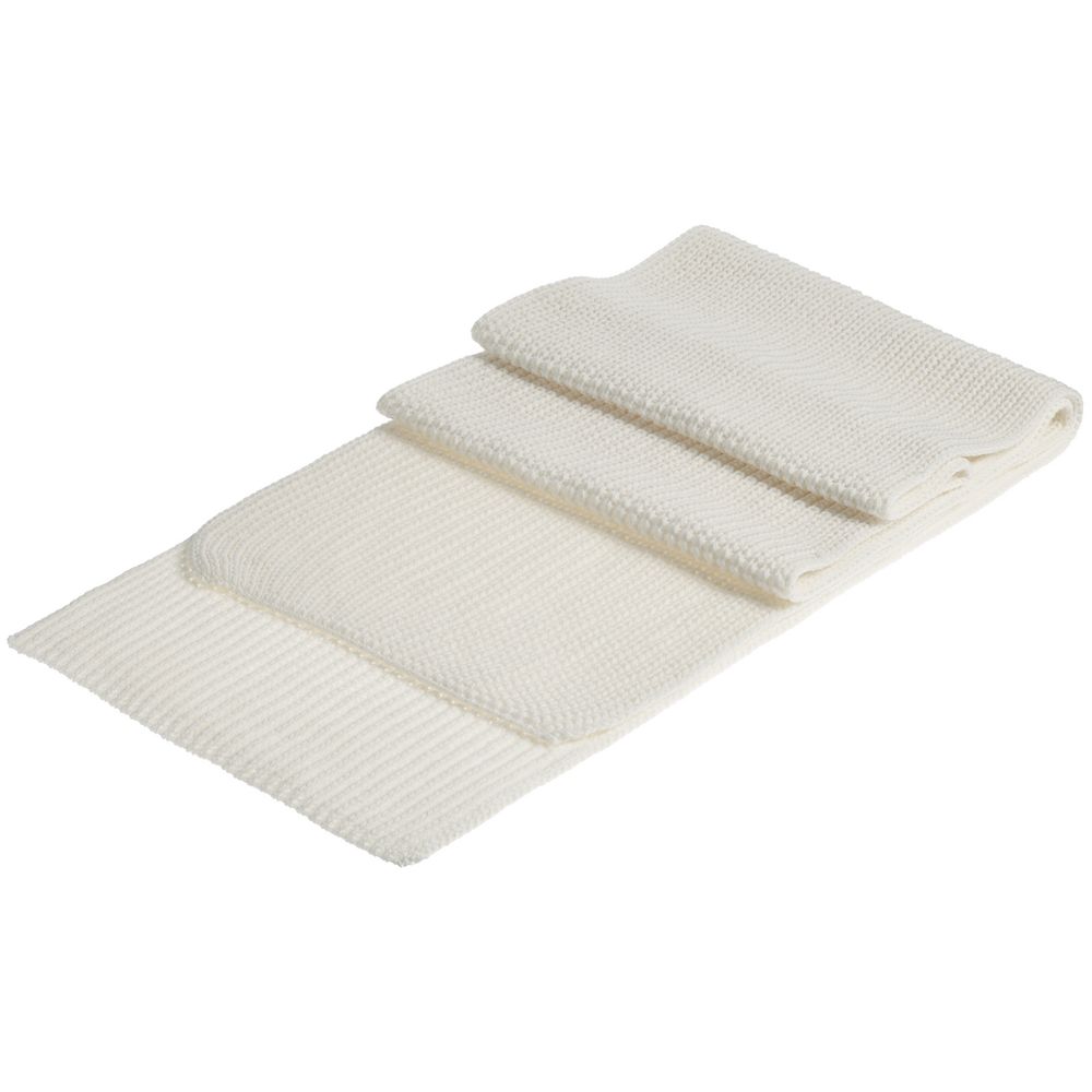 Шарф Nordkyn, белый (молочный) / Миниатюра WWW (1000)