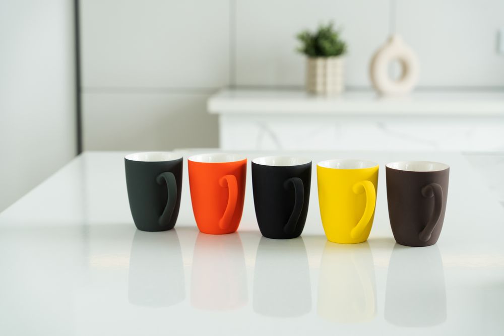 Кружка Good Morning с покрытием софт-тач, ver.2, желтая / Миниатюра WWW (1000)