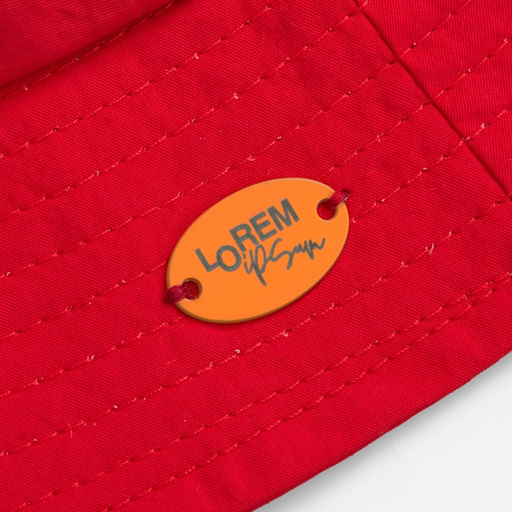 Панама Pana Vista, красная / Миниатюра нанесения (1000)