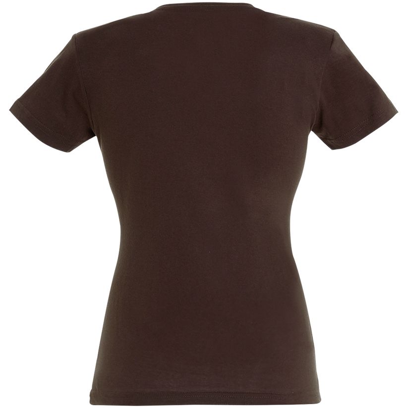 Футболка женская Miss 150, шоколадно-коричневая / Миниатюра WWW (1000)