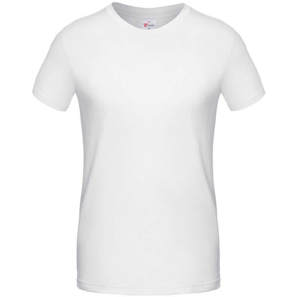 Футболка унисекс T-Bolka 180, белая / Миниатюра WWW (1000)
