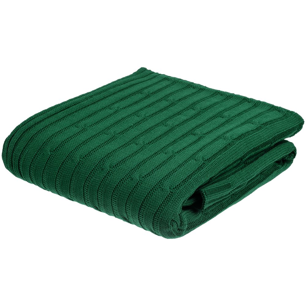 Плед Remit, темно-зеленый / Миниатюра WWW (1000)