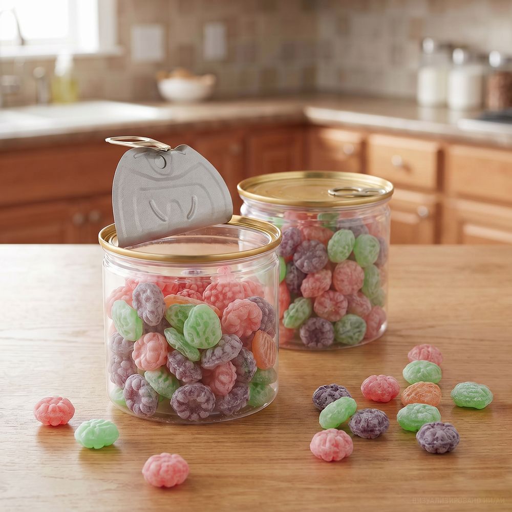 Карамель леденцовая Candy Crush, со вкусом фруктов, с прозрачной крышкой / Миниатюра WWW (1000)