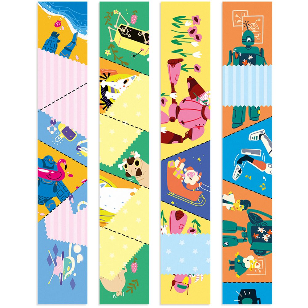 Головоломка-сгибалка «Роботы» / Миниатюра WWW (1000)