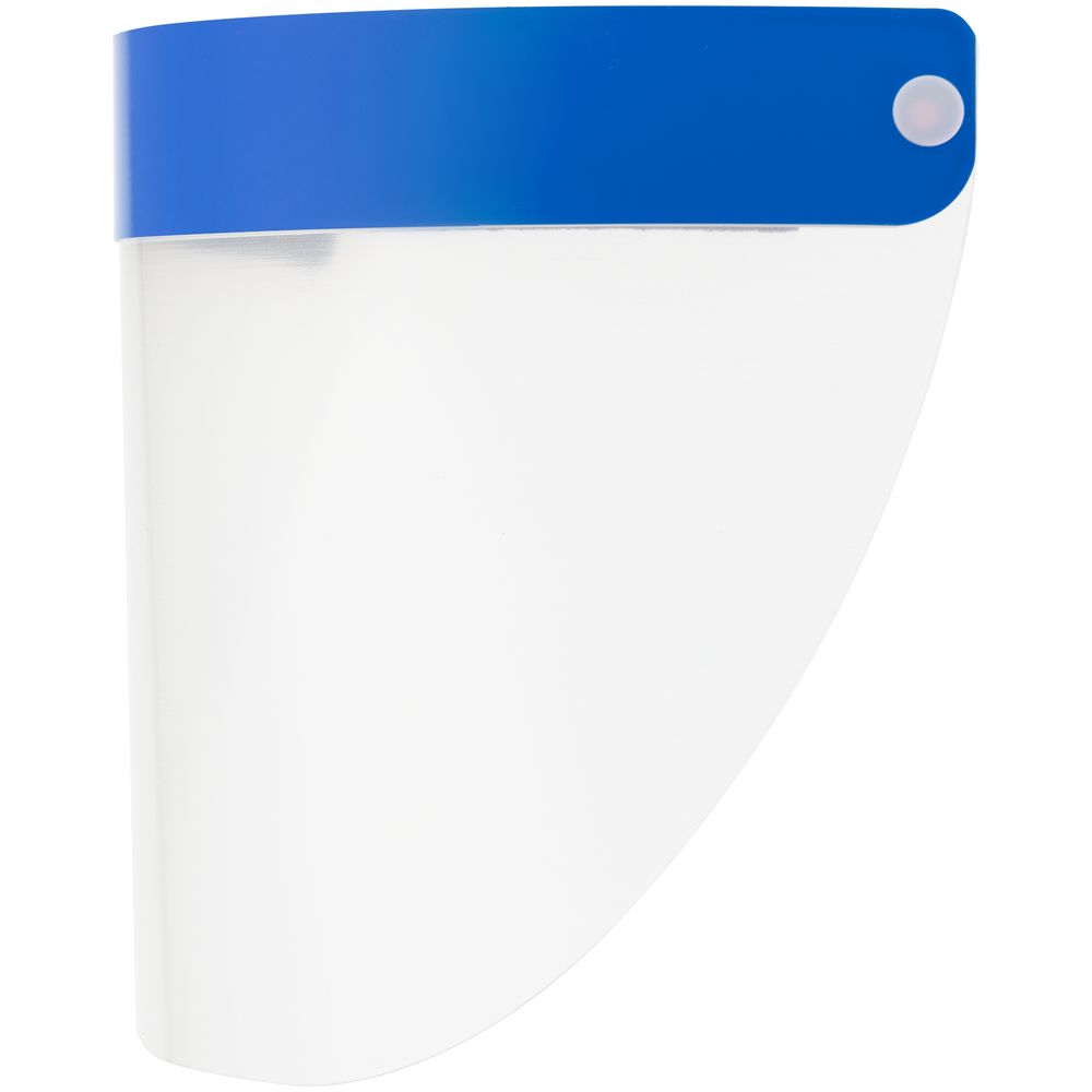 Прозрачный экран для лица Barrier, немедицинский, с синей лентой / Миниатюра WWW (1000)