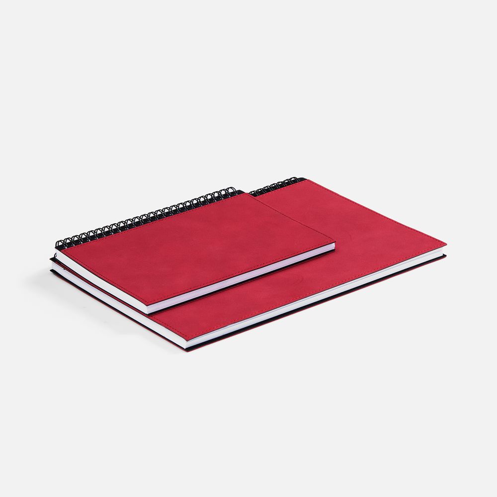 Ежедневник Notera, недатированный, красный / Миниатюра WWW (1000)