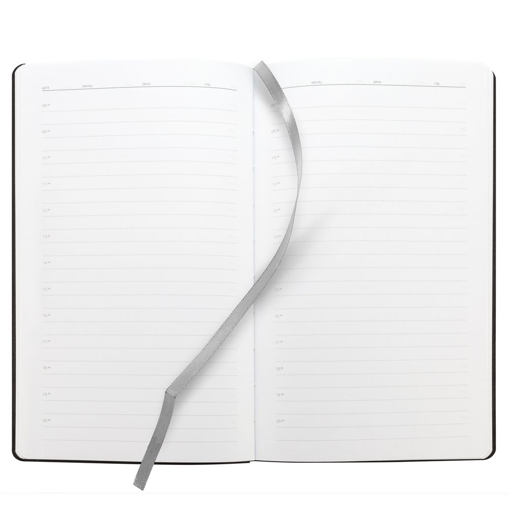 Ежедневник Knit, недатированный, темно-серый / Миниатюра WWW (1000)