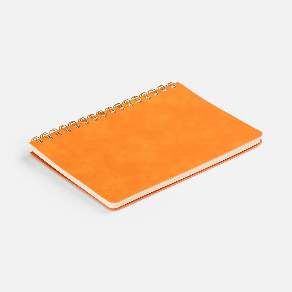 Ежедневник Spiral, недатированный, оранжевый / Миниатюра WWW (1000)