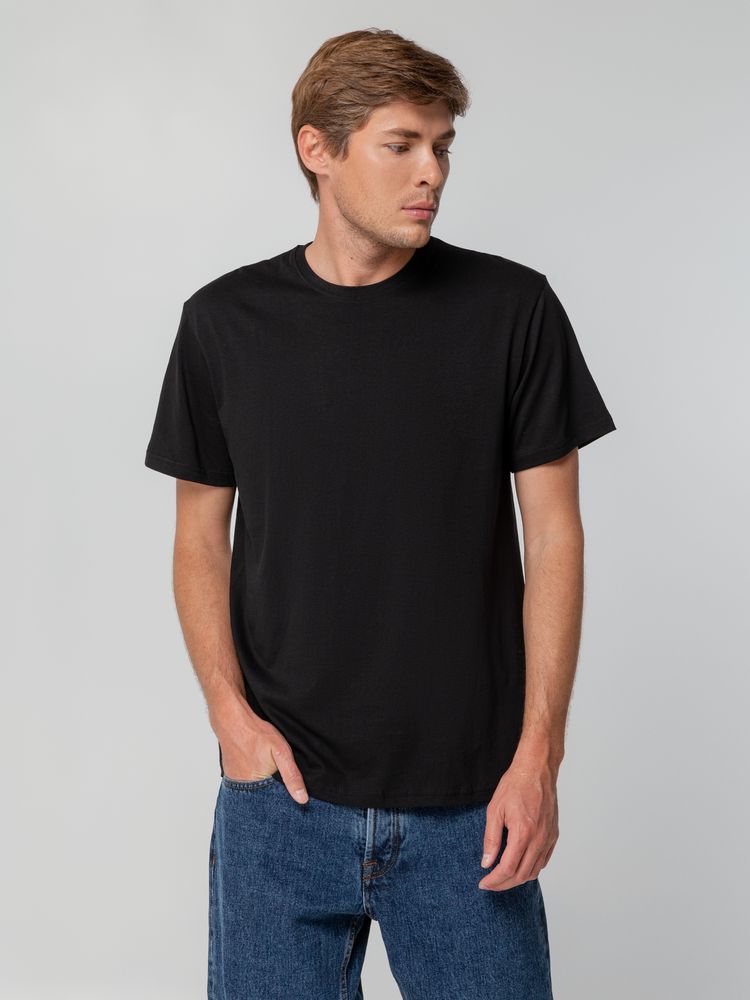 Футболка унисекс T-bolka 140, черная / Миниатюра WWW (1000)