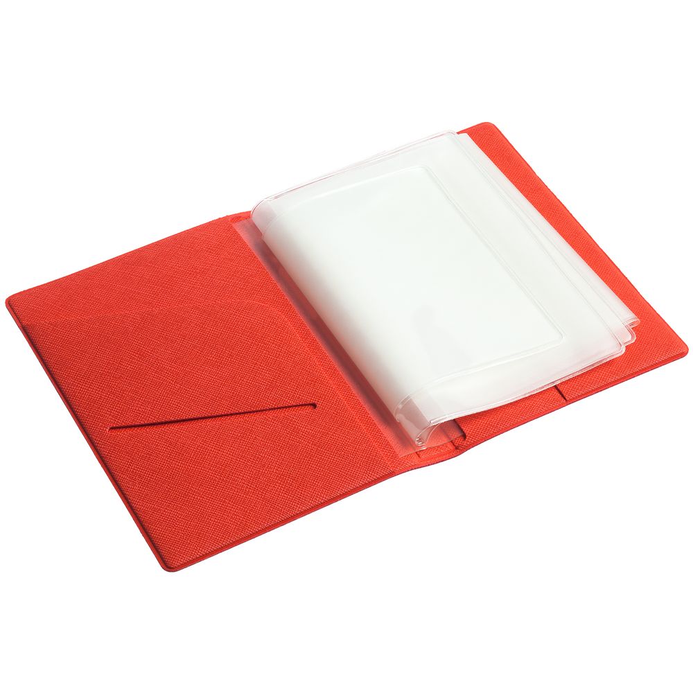 Обложка для автодокументов Devon, красная / Миниатюра WWW (1000)