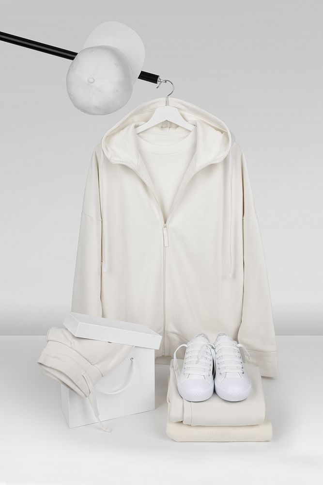 Толстовка унисекс H3, молочно-белая / Миниатюра WWW (1000)