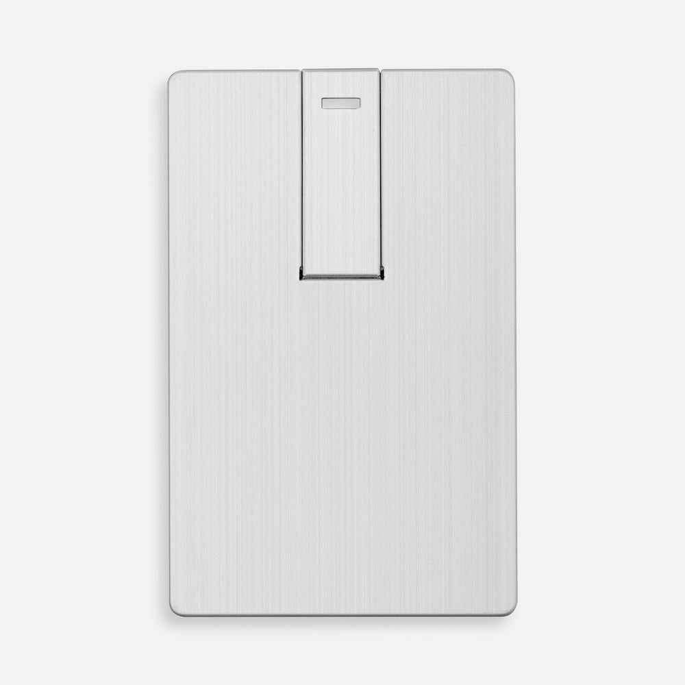 Флешка Platinum Card, 32 Гб, серебристая / Миниатюра WWW (1000)