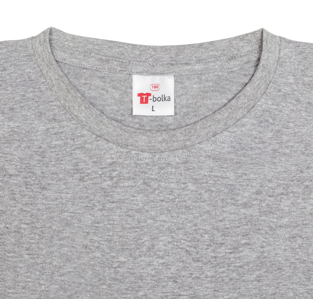 Футболка унисекс T-Bolka 180, серый меланж / Миниатюра WWW (1000)