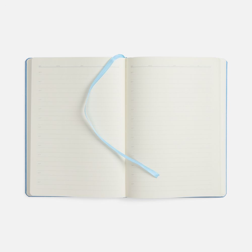 Ежедневник Urban Metal, недатированный, голубой / Миниатюра WWW (1000)