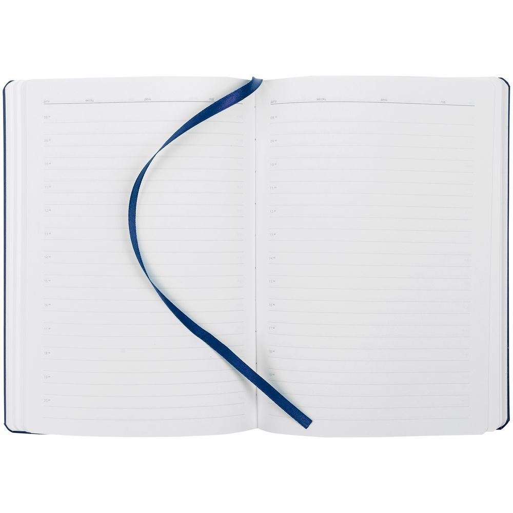 Ежедневник New Brand, недатированный, синий / Миниатюра WWW (1000)