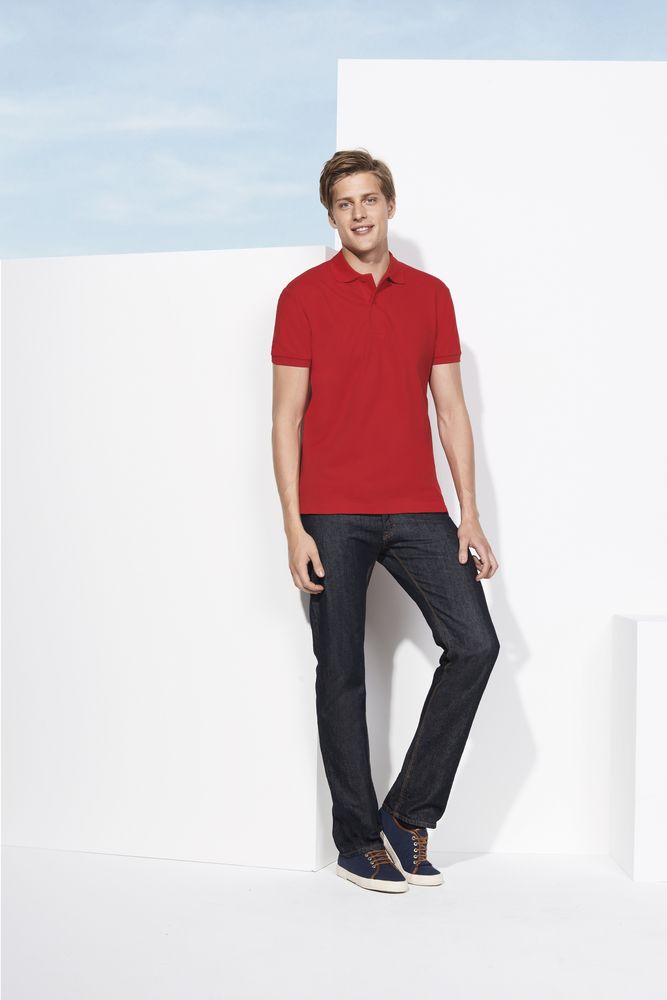 Рубашка поло мужская Spirit 240, черная / Миниатюра WWW (1000)