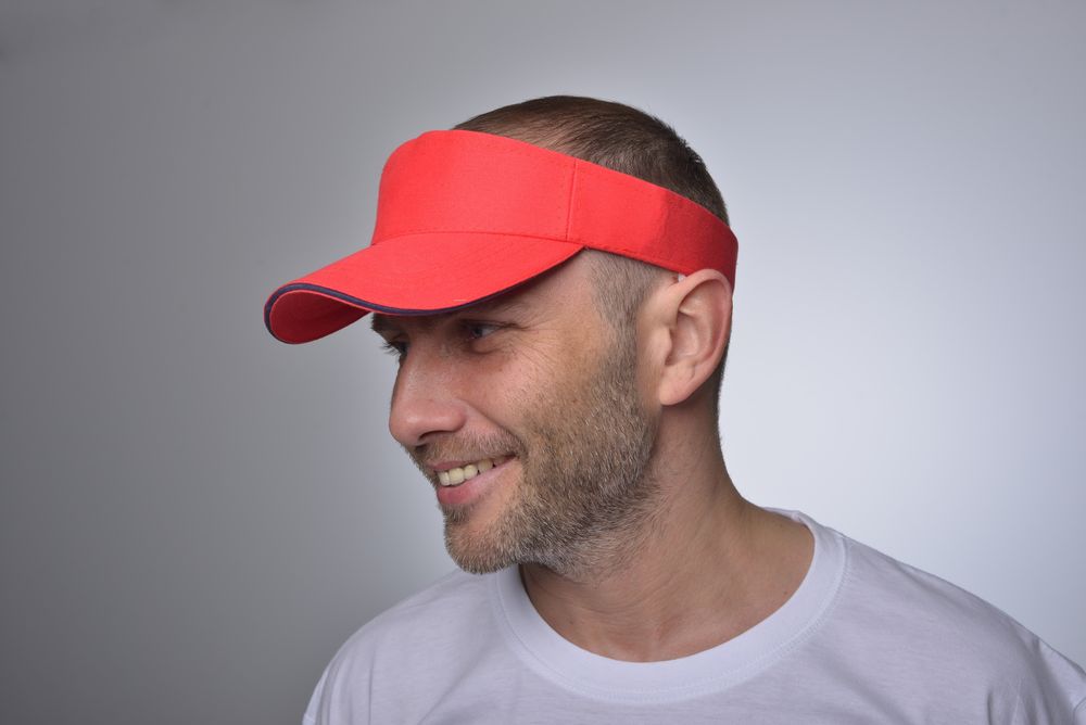 Козырек Unit Active, ярко-синий с белым кантом / Миниатюра WWW (1000)