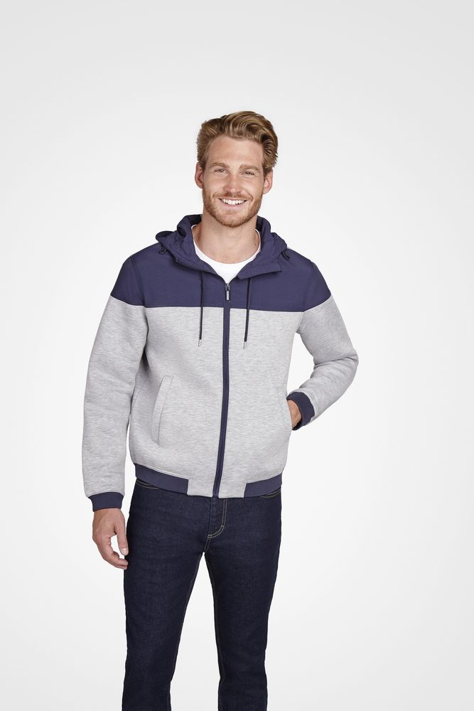 Куртка унисекс Voltage, черный меланж с черным / Миниатюра WWW (1000)