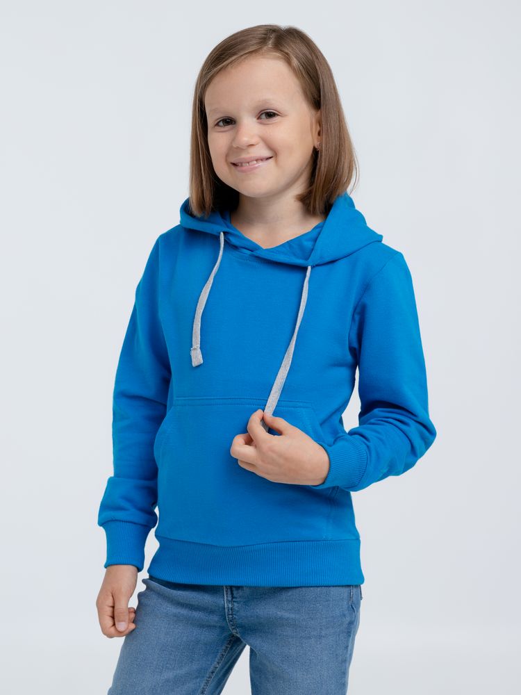 Толстовка с капюшоном детская Kirenga Kids, бирюзовая / Миниатюра WWW (1000)
