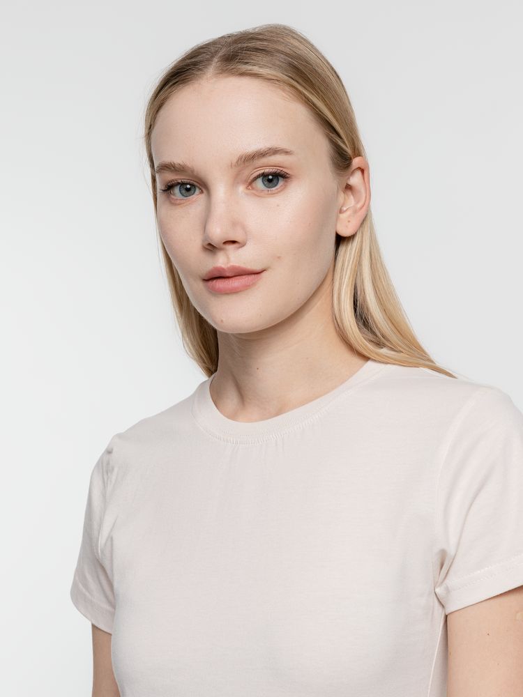 Футболка женская T-bolka Lady, молочно-белая / Миниатюра WWW (1000)