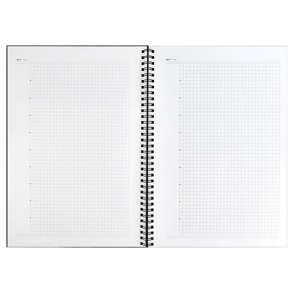 Ежедневник Notera Maxi, недатированный, серый / Миниатюра WWW (1000)