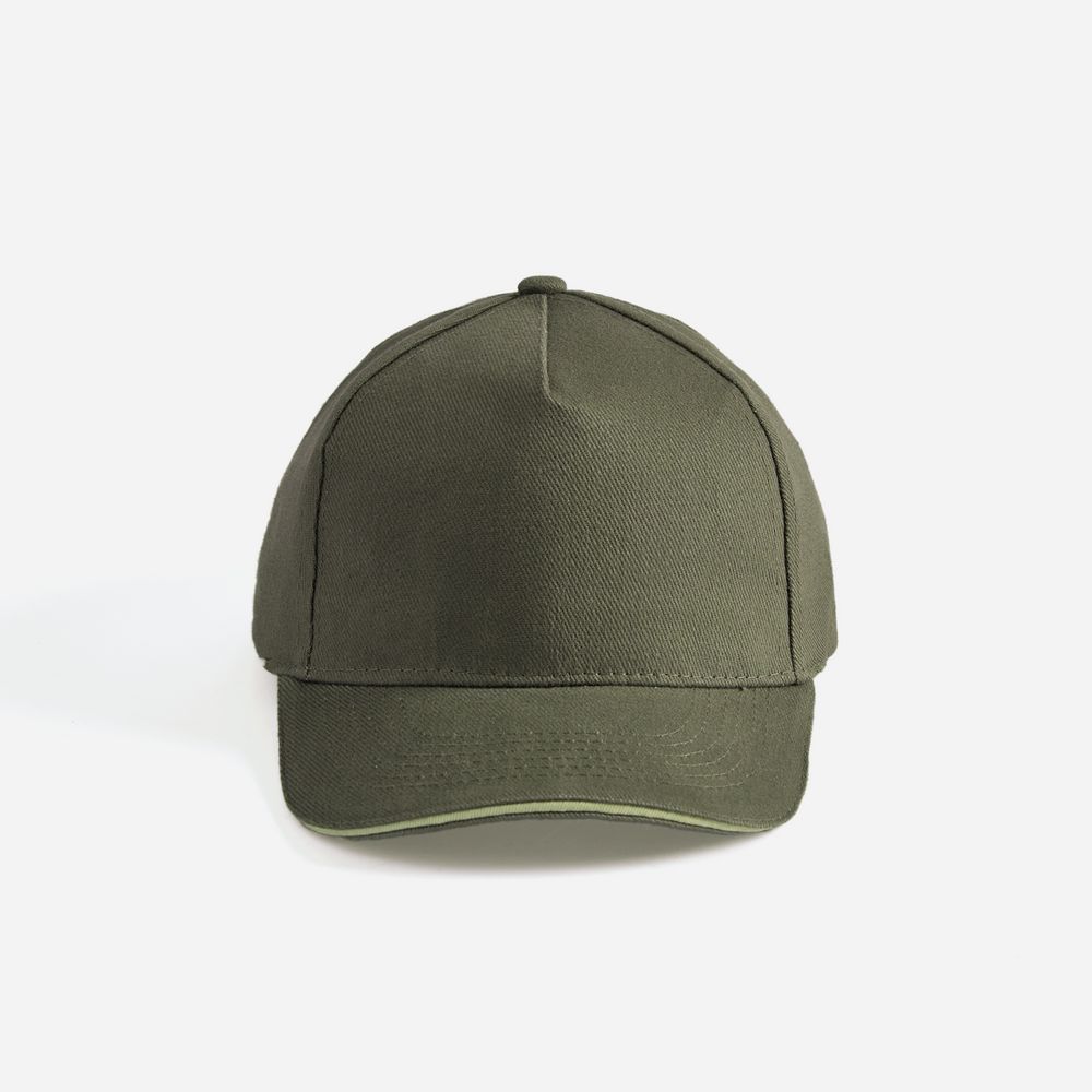 Бейсболка Long Beach, хаки с бежевым / Миниатюра WWW (1000)