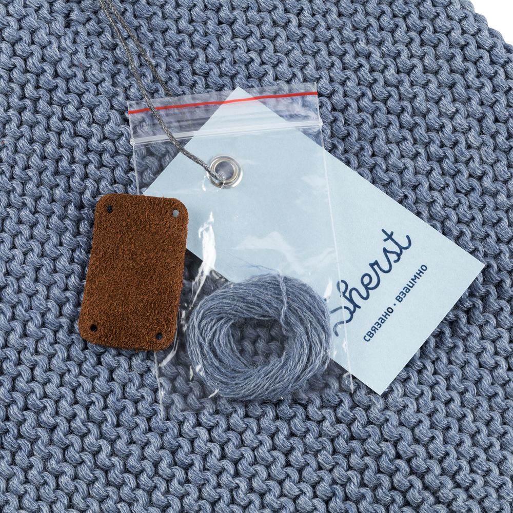 Шапка Brugge Even, голубой меланж / Миниатюра WWW (1000)