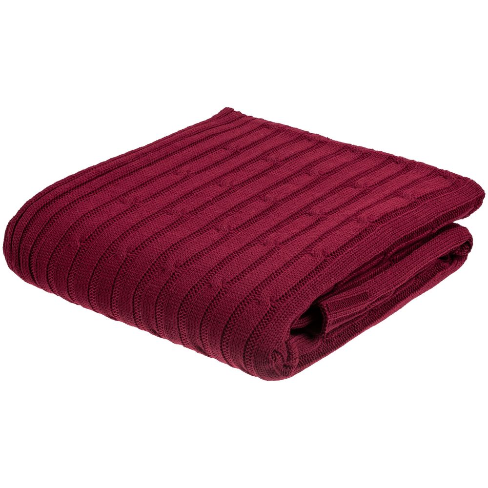 Плед Remit, бордовый / Миниатюра WWW (1000)