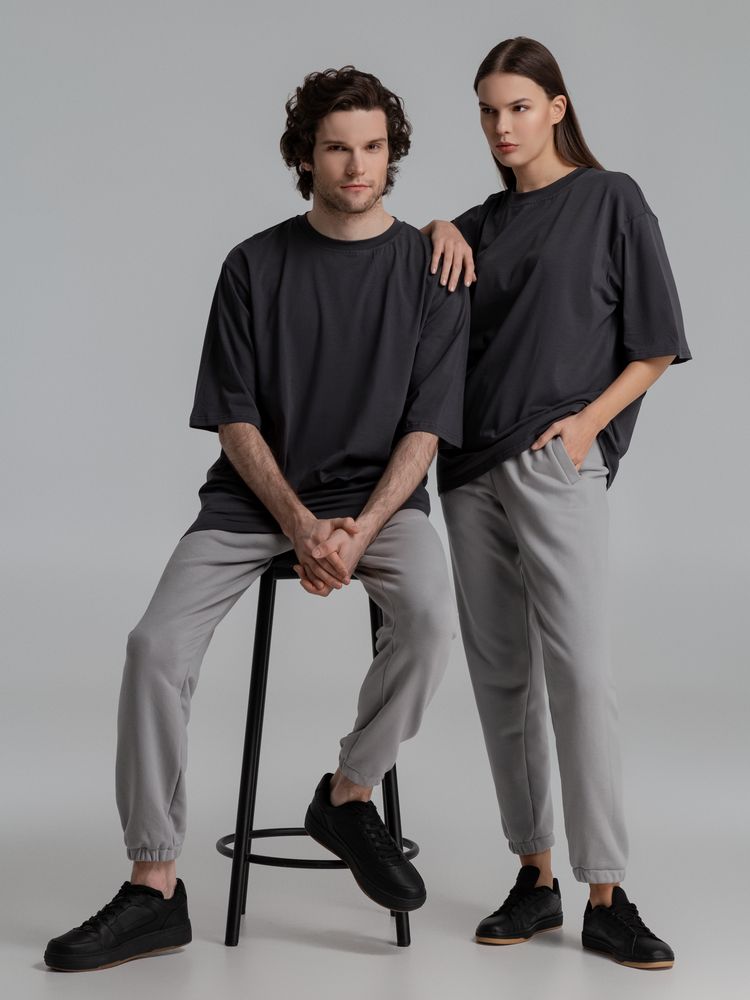 Футболка оверсайз Slope, темно-серая / Миниатюра WWW (1000)