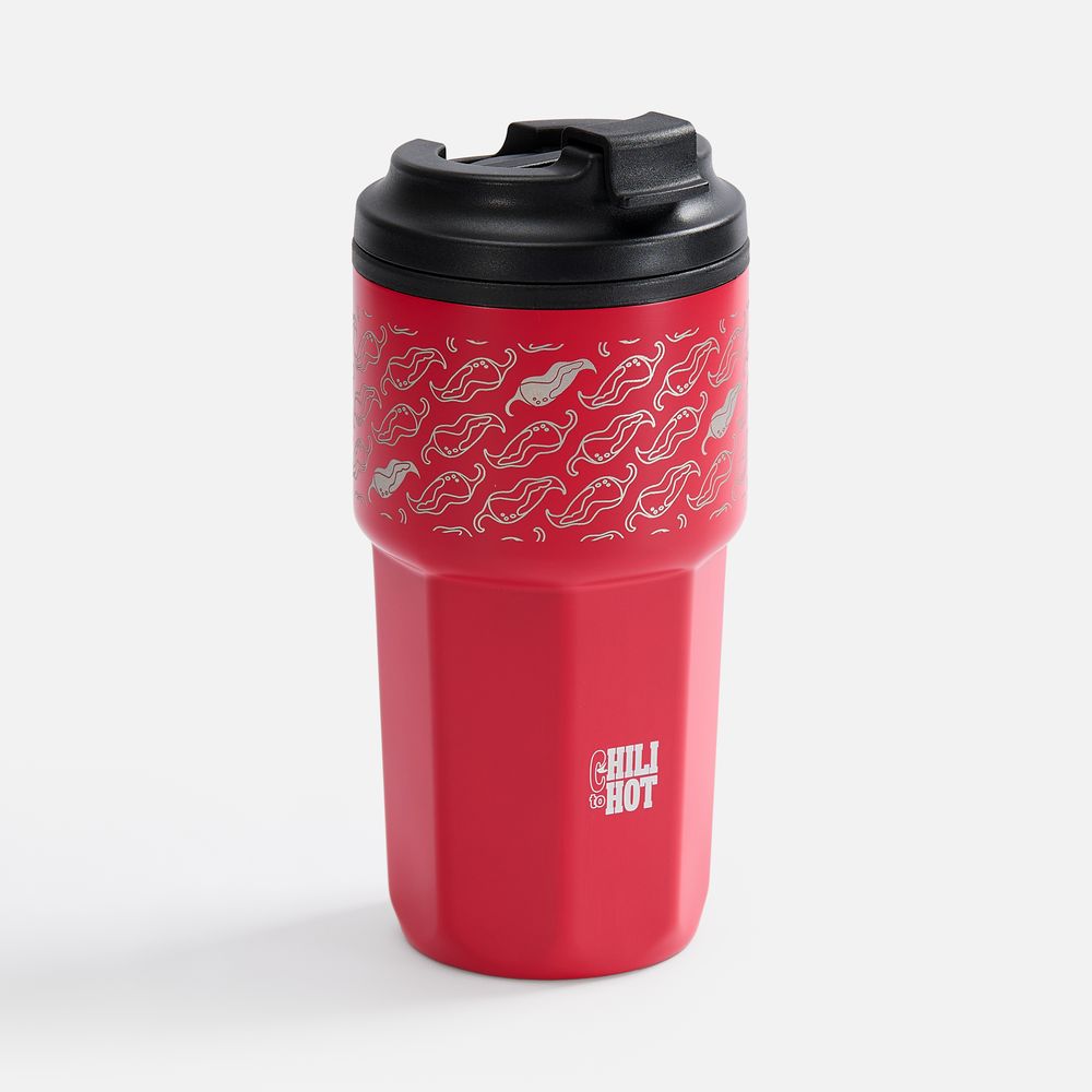 Термостакан Presa, красный / Миниатюра нанесения (1000)