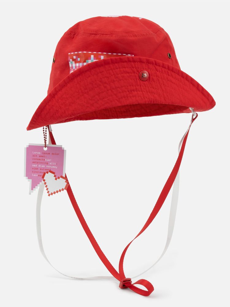 Панама Pana Vista, красная / Миниатюра нанесения (1000)