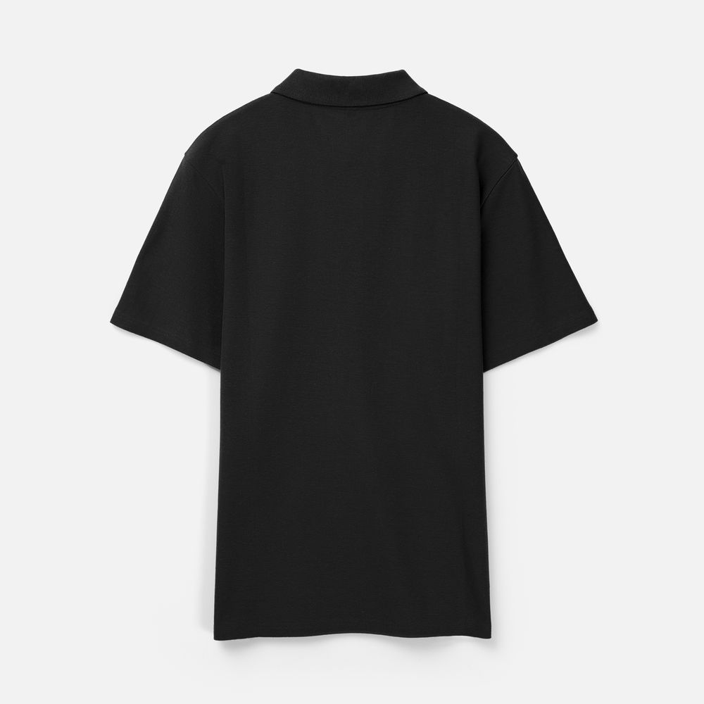 Рубашка поло унисекс Tervise, черная / Миниатюра WWW (1000)