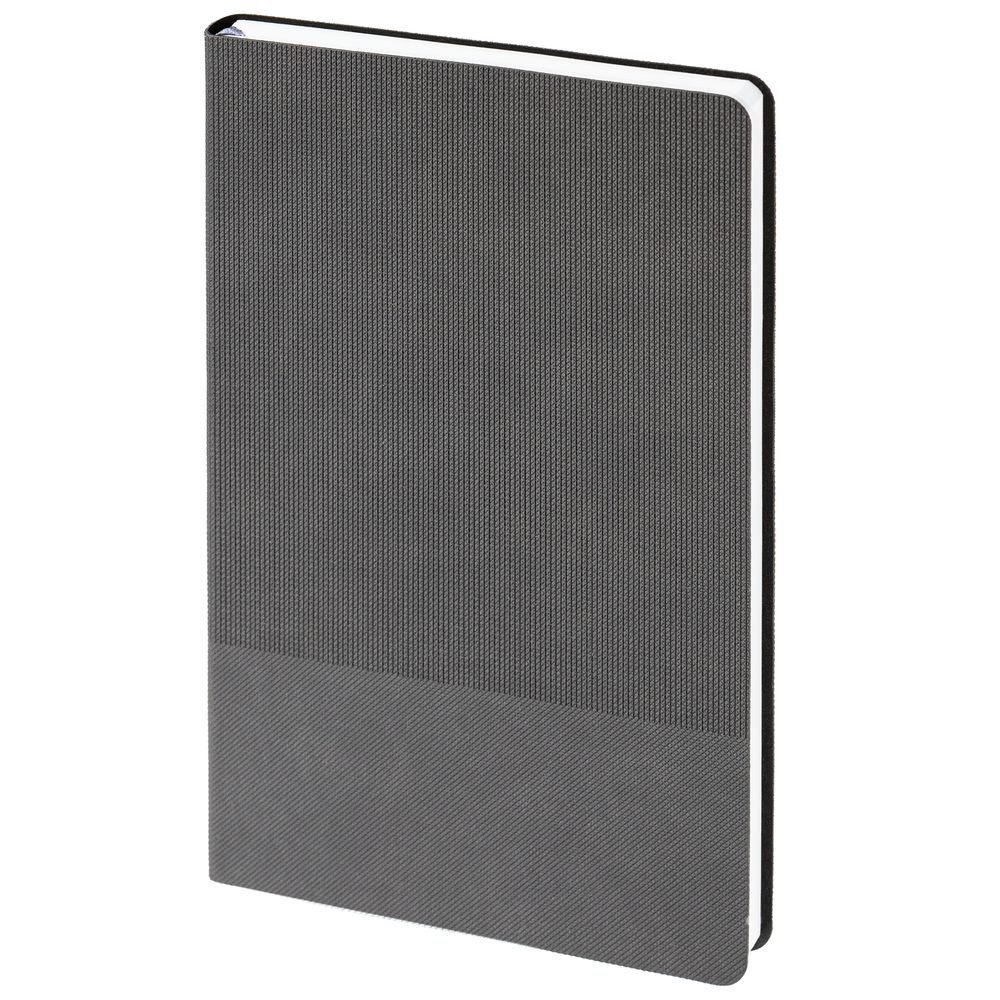 Ежедневник Knit, недатированный, темно-серый / Миниатюра WWW (1000)