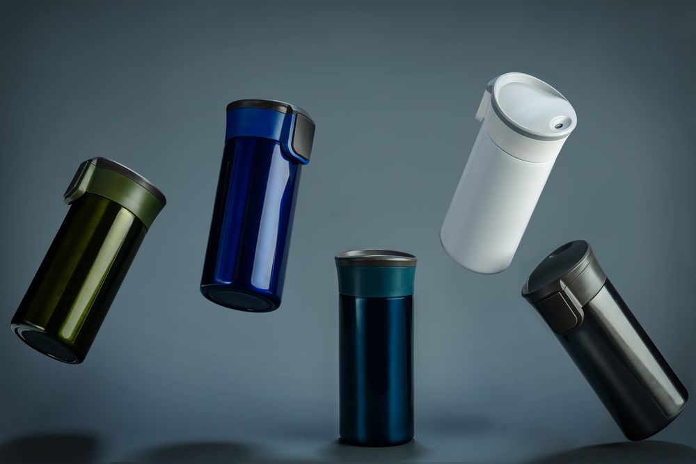 Термостакан Tralee, оливково-зеленый / Миниатюра WWW (1000)