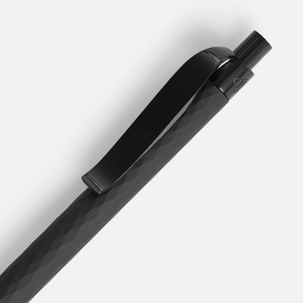 Ручка шариковая Prodir QS01 PRP-P Soft Touch, черная / Миниатюра WWW (1000)