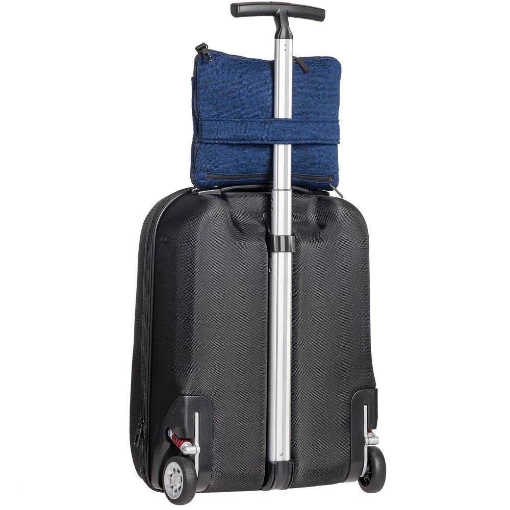 Дорожный плед onBoard, синий меланж / Миниатюра WWW (1000)