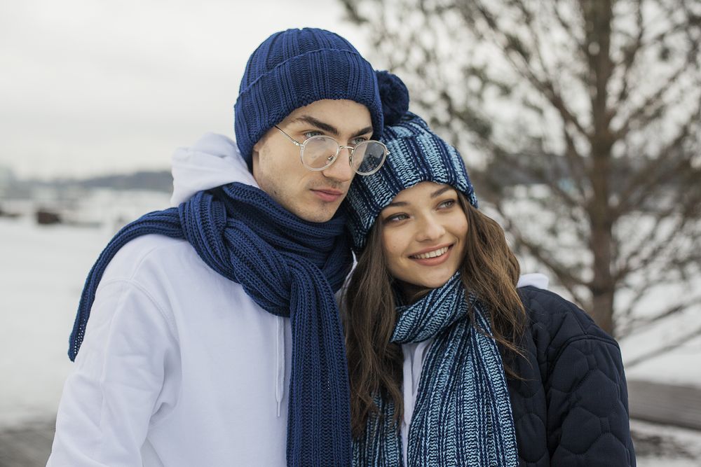 Шарф Chain Multi, красно-белый / Миниатюра WWW (1000)