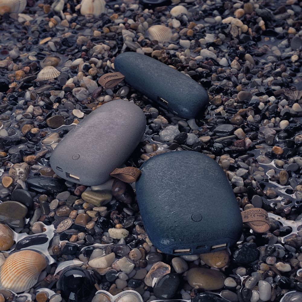 Внешний аккумулятор Pebble 2600 мАч, серо-синий / Миниатюра WWW (1000)