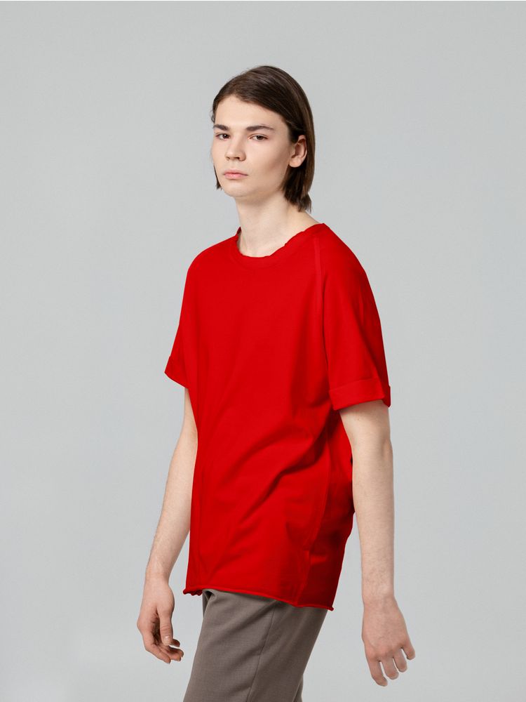 Футболка унисекс Vozduh 1.0, красная / Миниатюра WWW (1000)