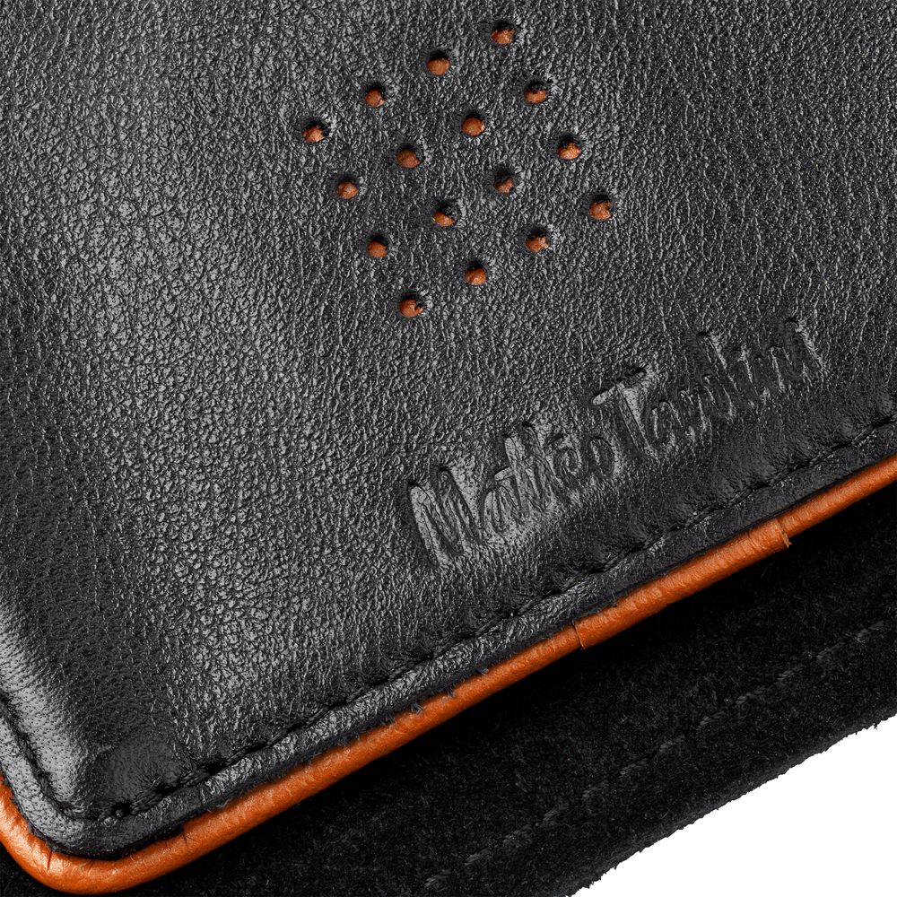 Кошелек Partinico, черный с оранжевым / Миниатюра WWW (1000)