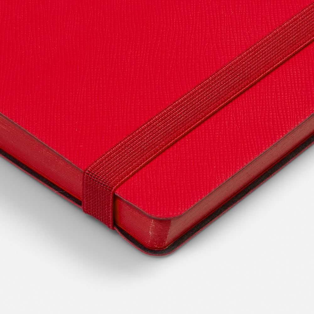 Ежедневник Peel Flex, недатированный, красный / Миниатюра WWW (1000)