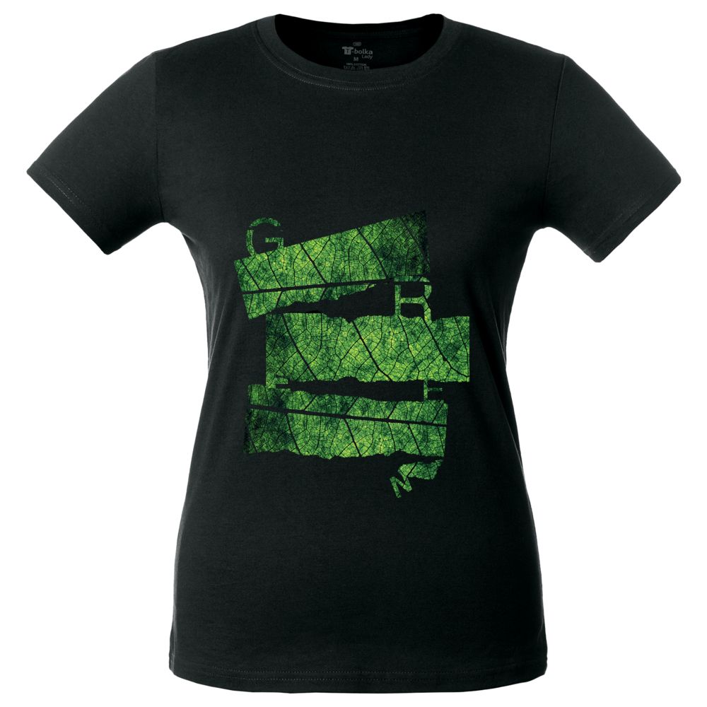 Футболка женская Evergreen Letters / Миниатюра WWW (1000)