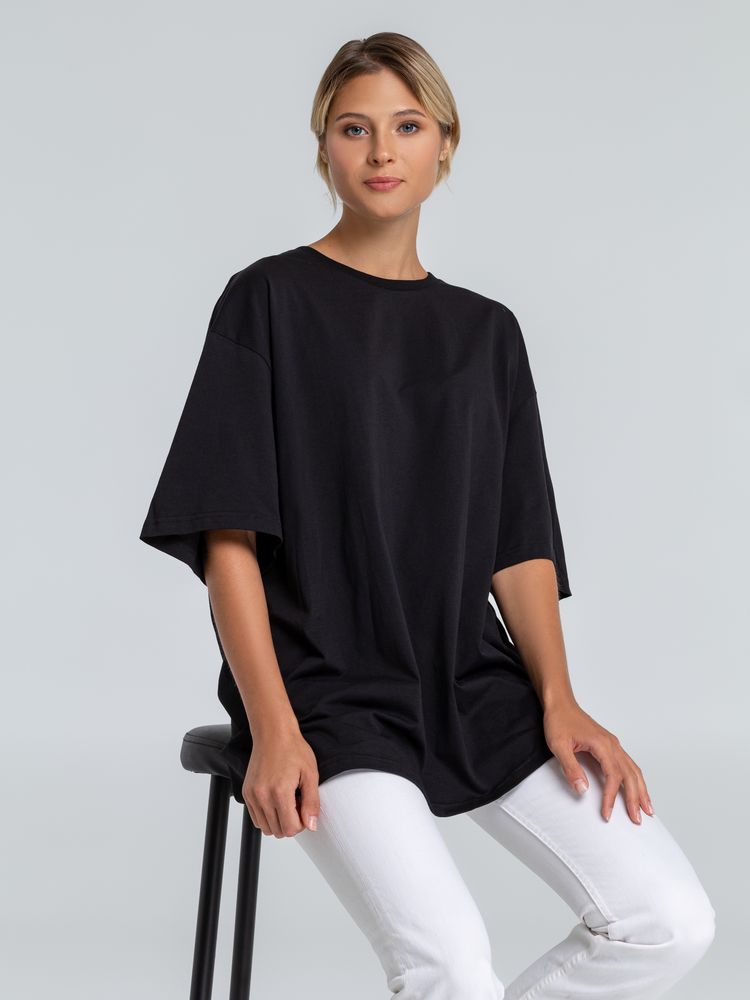 Футболка оверсайз «Чистая соль», черная / Миниатюра WWW (1000)